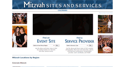 Desktop Screenshot of mitzvahsitesandservices.com